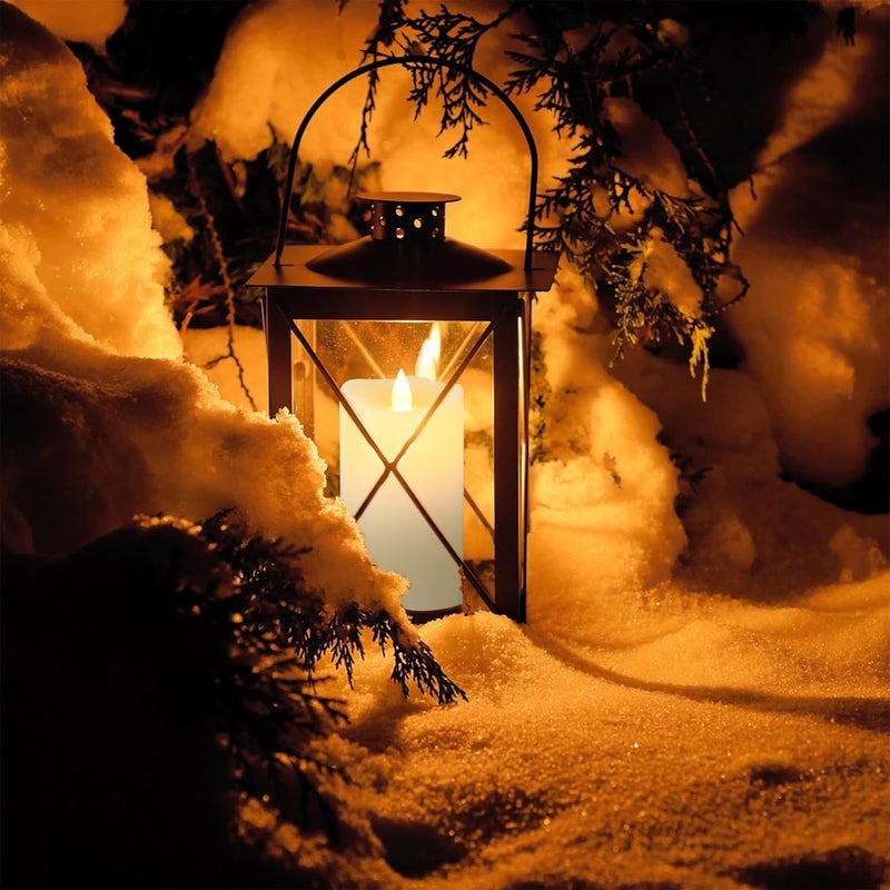 Aignis Indoor Flameless LED Candles Battery Operated with Remote Timer and Wax-like Shell for Home/Wedding/Holiday Decor, Set of 3( D 2.95" x H 4"/5"/6") - Image 4
